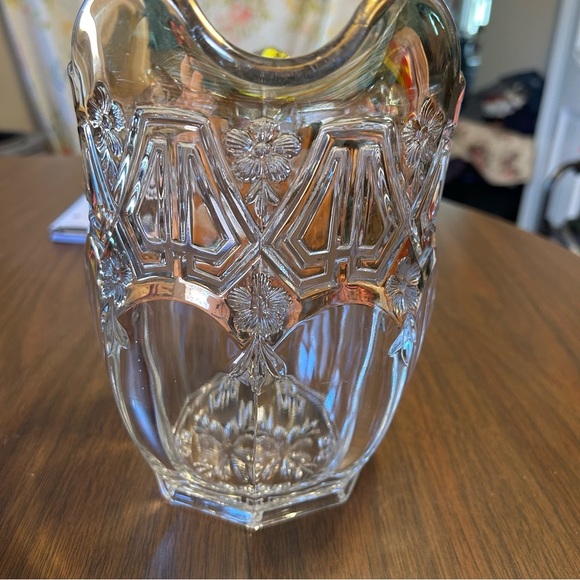 EAPG US Glass Athenia aka Reverse 44 AKA Panel 44 Glass Pitcher Antique - Picture 2 of 7